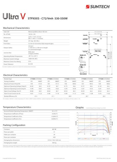 Suntech STP540S-C72/Vmh-540 Wp-Silver Frame - imagine 4