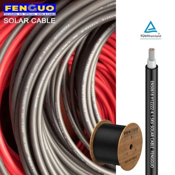 Solar PV Cable Fenguo 1*4mm2 Black 500m