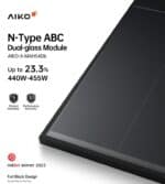 Aiko A455-MAH54Db-Neostar 2S+/ 1500V-Full Black-455wp
